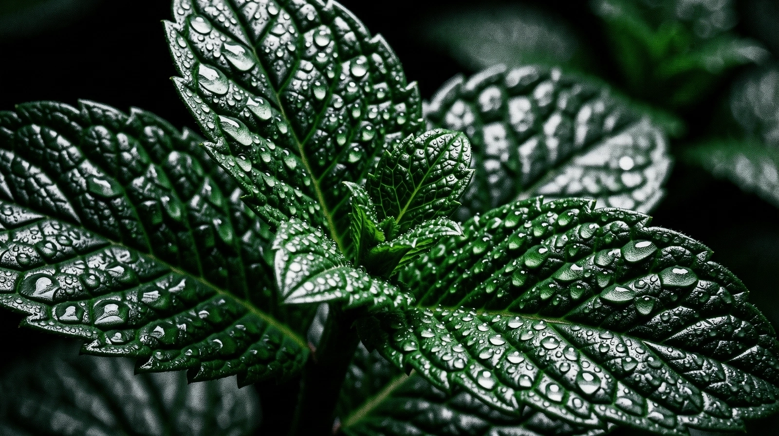 Botanical macro texture